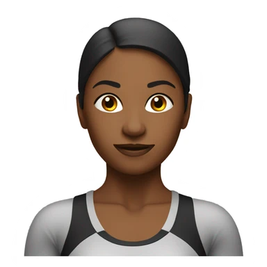 personal trainer woman sticker