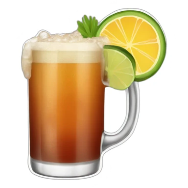 michelada beverage sticker