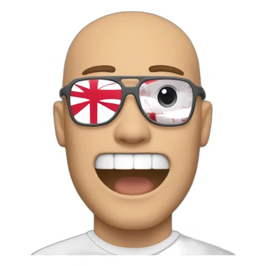 Winning England rugby fan sticker