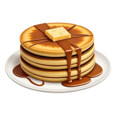 Cinematic Realistic Martabak Manis Dessert Emoji, depicted as a thick, sweet pancake filled with chocolate, cheese, and condensed milk rendered with detailed textures and vibrant, indulgent lighting. sticker