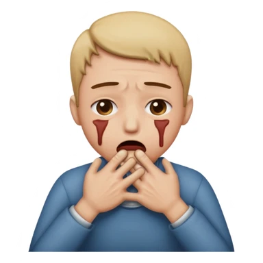 a person chocking themself with both hands  sticker