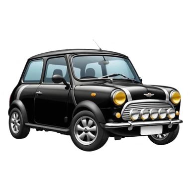 Mini cooper black sticker