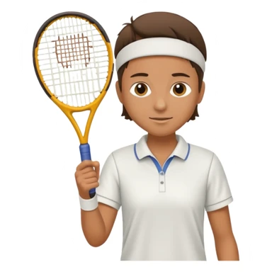 tennisplayer sticker