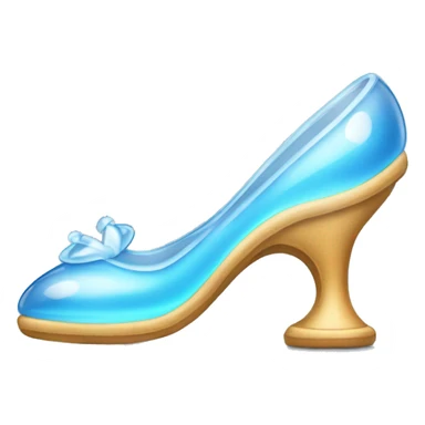cinderella glass slipper sticker