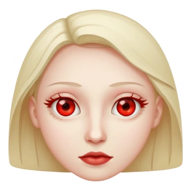 Red eyes low eyes sticker