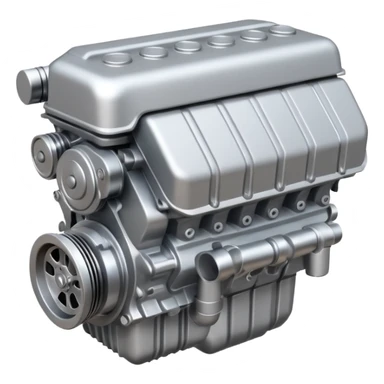 minimalistic car engine sticker