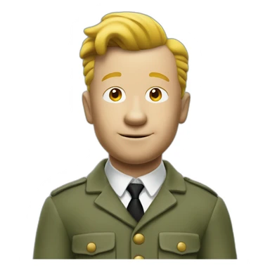 Tintin sticker