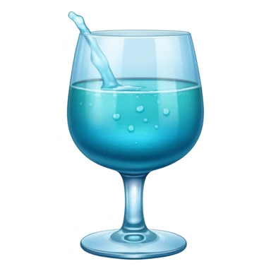 blue curaçao liquor sticker