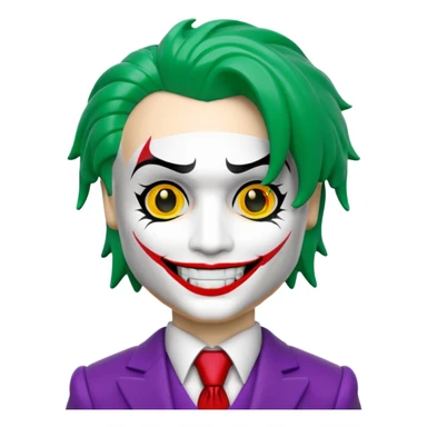joker lego character sticker