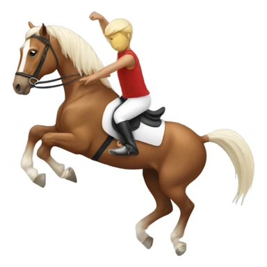 horse doing ballete sticker