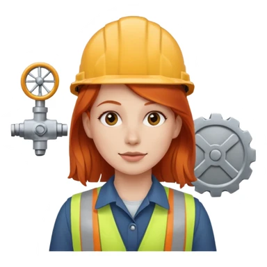 Redheaded enginier sticker