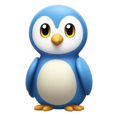 Piplup sitting  sticker