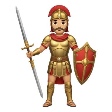 Famoso general cartagines de alto rango de la época púnica, foto del cuerpo entero sticker