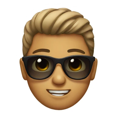 Boy with sunglases sticker