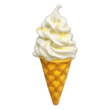 pinapple soft serve sticker