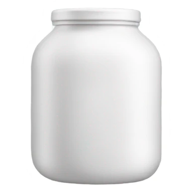 White jar sticker