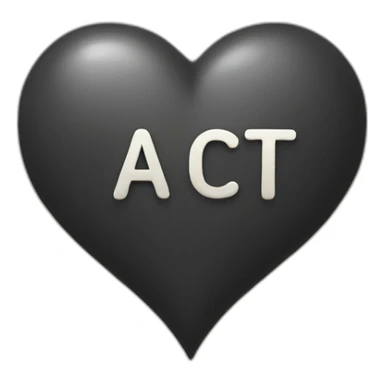 a heart with the letters CRT written on it sticker