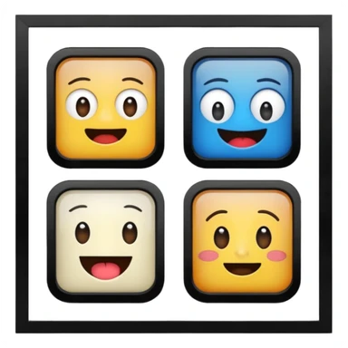 4 different memes sticker