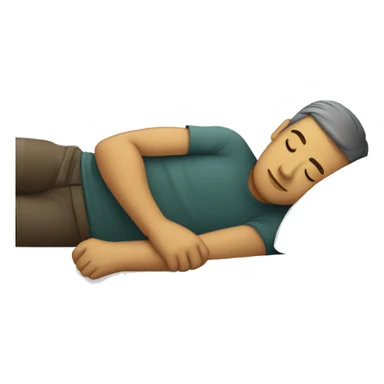 person resting sticker