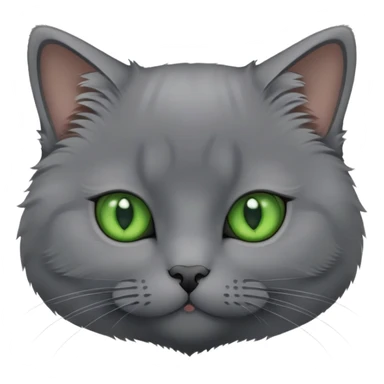 chartreux with green eyes sticker