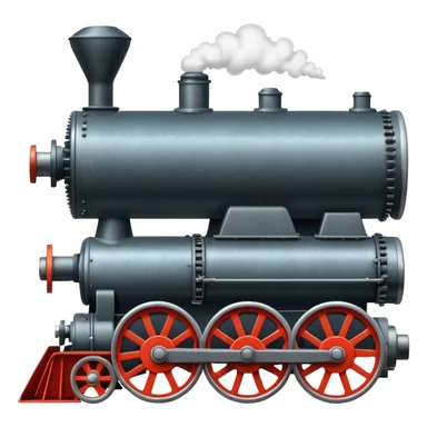 textile machines, locomotives sticker