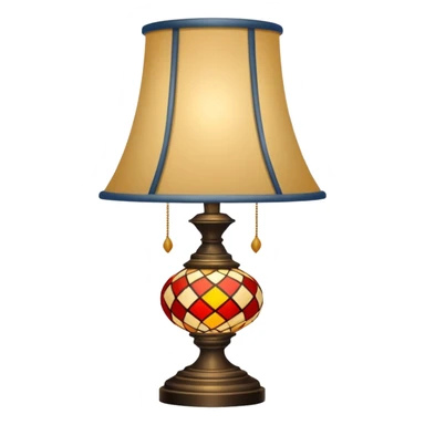 patterned lamp sticker