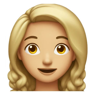 Baked girl, wink sticker