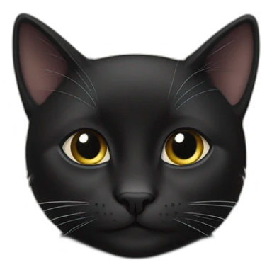 Black cat who doesn’t say thank you sticker