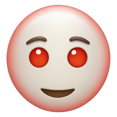 pastel red dot sticker