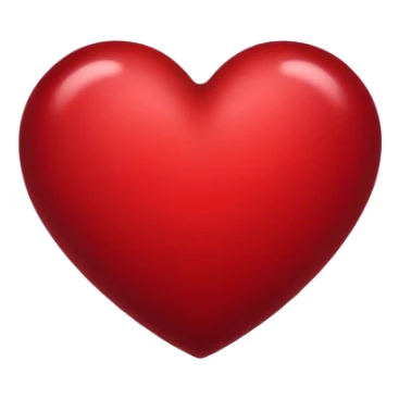 Dark red heart sticker