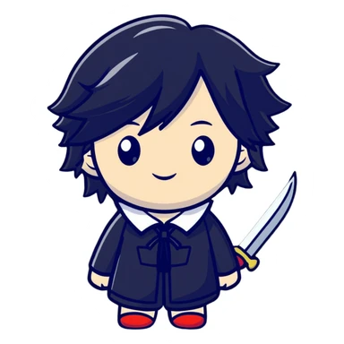 Mukuro Ikusaba in the shade sticker