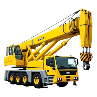Crane - Liebherr LTM 1200-5.1 (Model Year: 2022) (Iconic colour: Yellow) sticker