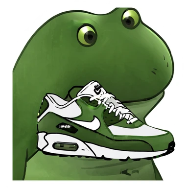 White nike air max 90 sticker