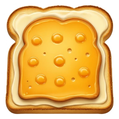 Closed cheese toast without a face sticker