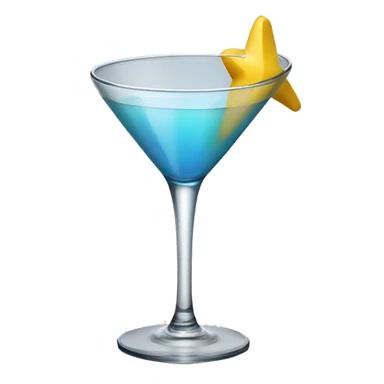 Pour star martini sticker