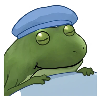 sleeping, eyes closed sticker