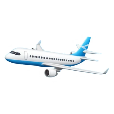 Airplane with vacation vibes, travel emoji sticker