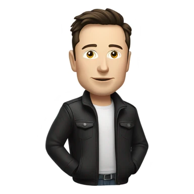 generate me elon musk sticker
