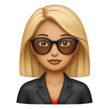 un emojie bad bitch sticker