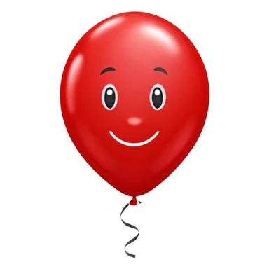 80 birthday balloon sticker