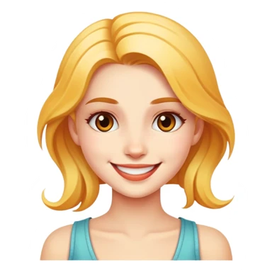 Beautiful smiling girl jinx sticker