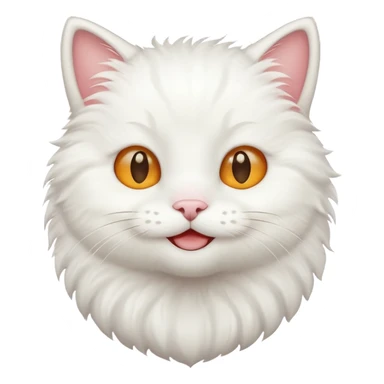 beyaz kedi emojisi sticker