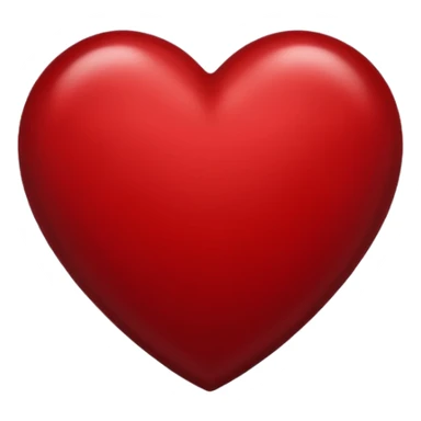 dark red heart emoji very dark red  sticker
