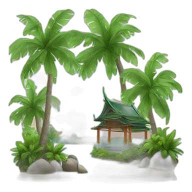 tropical bangkok sticker