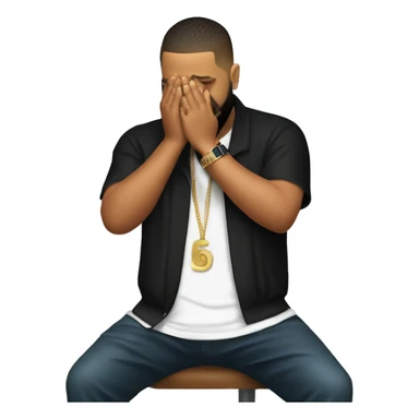 DJ Khaled Facepalm sticker