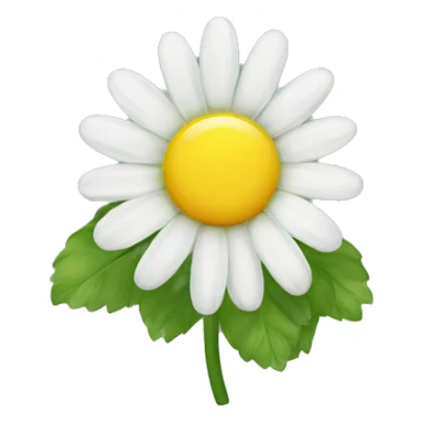 Daisy flower sticker