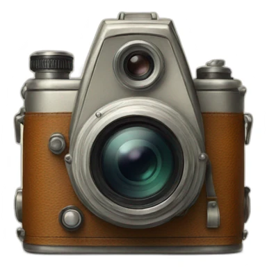 Vintage camera sticker