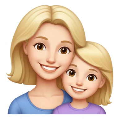 Mother and daughter  sticker