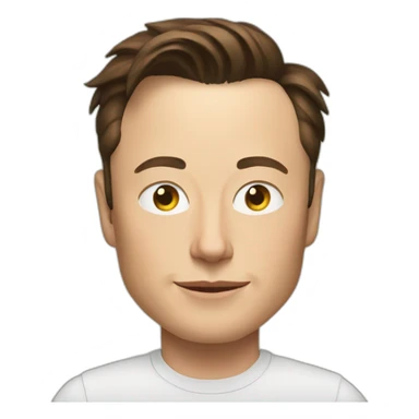 Elon Musk+cat sticker