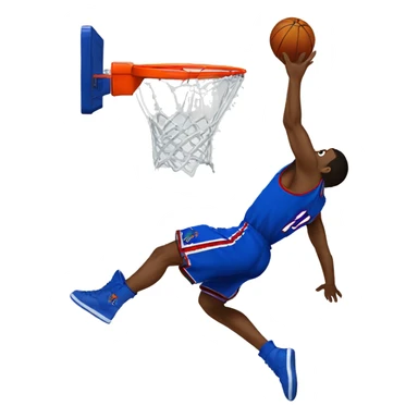 Jayhawk dunking on blue devil sticker